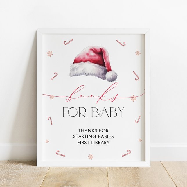 Santa Baby Christmas Baby Shooting Books for Baby Poster (Von Creator hochgeladen)