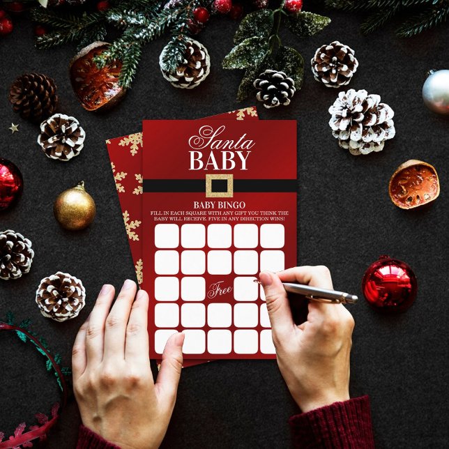 Santa Baby | Christmas Baby Shower Bingo (Von Creator hochgeladen)
