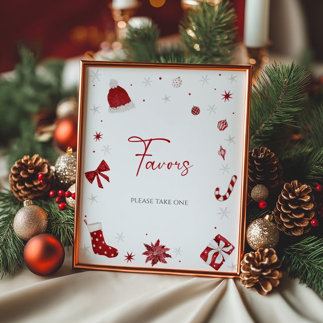 Santa Baby Christmas Baby Shower Favoriten Poster (Von Creator hochgeladen)