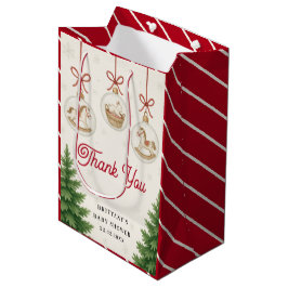 Santa Baby Christmas Baby Shower Mittlere Geschenktüte