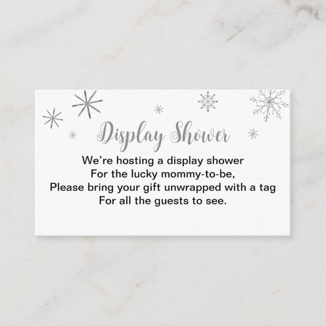 Santa Baby Christmas Baby Shower Showdusche En Begleitkarte (Vorderseite)