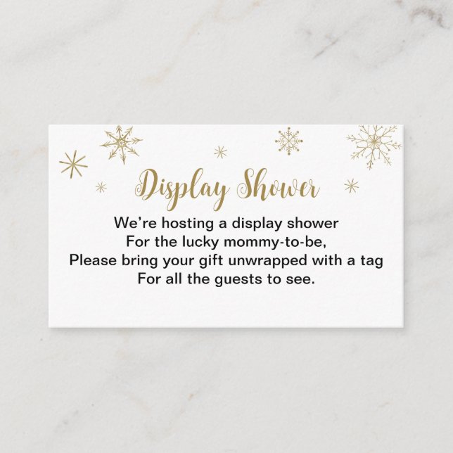 Santa Baby Christmas Baby Shower Showdusche En Begleitkarte (Vorderseite)