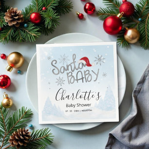 Santa Baby Christmas Boy Baby Dusche Serviette