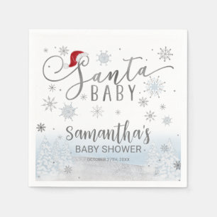 Santa Baby Christmas Boy Baby Dusche Serviette