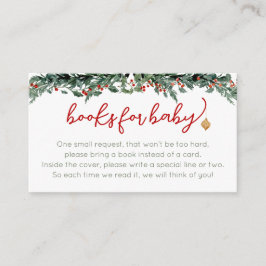 Santa Baby Clothesline Books for Baby Cards Begleitkarte