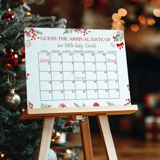 Santa Baby Dusche Terminkalender Poster (Von Creator hochgeladen)