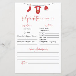 Santa Baby Dusche Vorhersagen & Ratschläge