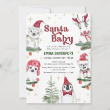 Santa Baby Duwer Animals Winter