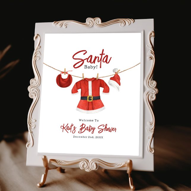 Santa Baby Duwer Girl Dress Willkommen Poster (Von Creator hochgeladen)