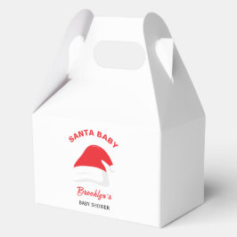 Santa Baby Gender Neutral Baby Shower Winter Hat Geschenkschachtel