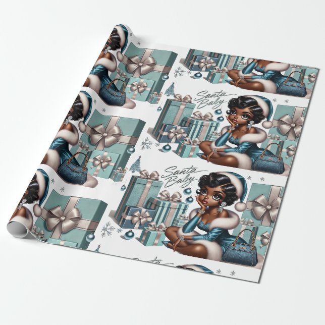 Santa Baby Geschenkpapier (Ungerollt)