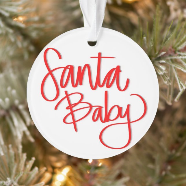 Santa Baby Ornament (Baum)