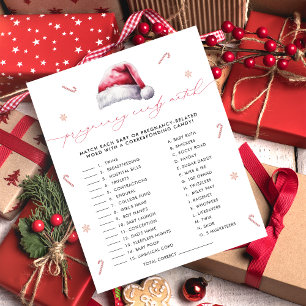 Santa Baby Pregnancy Candy Bar Baby Showspiel