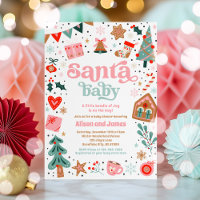 Santa Baby Red and Pink Weihnachtsdusche