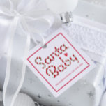 Santa Baby Red Baby Showdusche Gefälligkeitstag Geschenkanhänger<br><div class="desc">Fügen Sie Ihren Ferien-Babydusche-Lieblingen einen festlichen blüh mit diesem charmanten "Santa Baby"-Anhänger hinzu, der mit einer Bonbons-gestreiften Schrift und einem süßen roten Herz aufwartet. Dieser Platz ist perfekt zum Binden an Leckereien, Party-Geschenken oder Keepsakes geeignet und bringt spielerische Weihnachtsjubeln zu Ihrer Feier. Passen Sie mit Babynamen und Duschdatum für eine...</div>