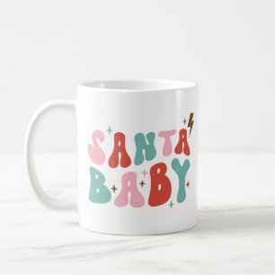 Santa Baby Retro Christmas Kaffeetasse