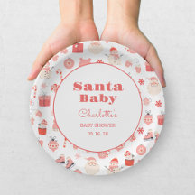 Santa Baby Rot und Rosa Weihnachts-Baby-Party