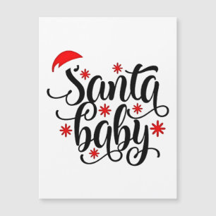Santa Baby Schwangerschaft Ankündigung Weihnachten