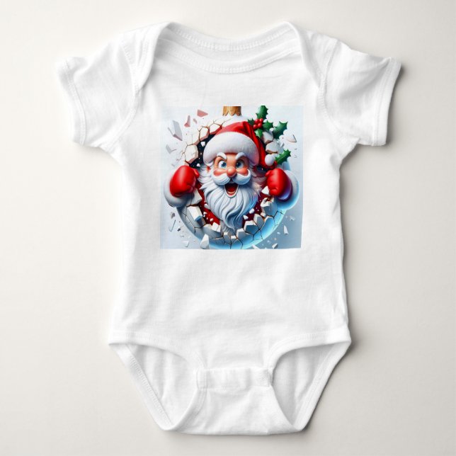 Santa Baby Strampler (Vorderseite)