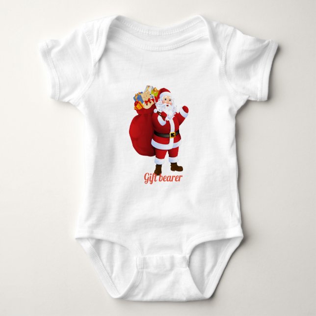 Santa Baby Strampler (Vorderseite)