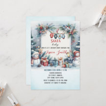 Santa Baby Weihnachts Winter Baby Dusche