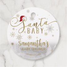 Santa Baby Weihnachts Winter Baby Dusche Fevor Tag