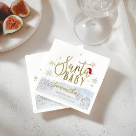 Santa Baby Weihnachts Winter Baby Dusche Serviette