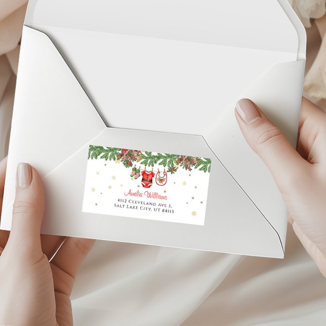 Santa Baby Weihnachtsadress-Design (Von Creator hochgeladen)