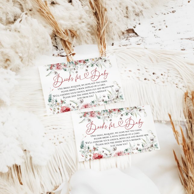 Santa Baby Weihnachtsbabys Dusche Neutrale Bücher Begleitkarte (Von Creator hochgeladen)