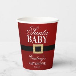 Santa Baby | Weihnachtsdusche Pappbecher