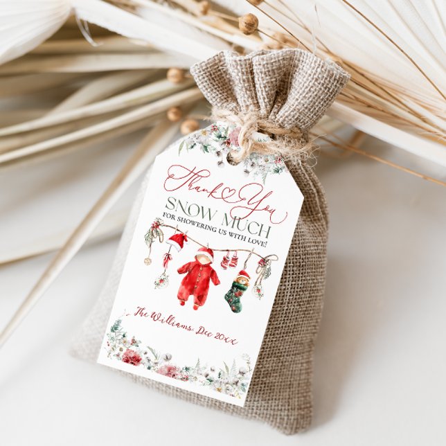 Santa Baby Weihnachtsduschgeschlecht neutral Geschenkanhänger (Von Creator hochgeladen)