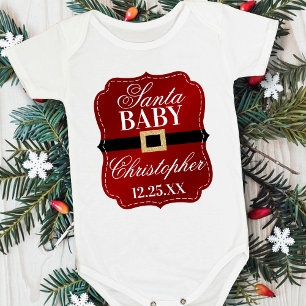 Santa Baby   WeihnachtsjungBaby Baby Strampler