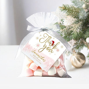 Santa Baby Weihnachtsmädchen Baby Shower Danke Geschenkanhänger