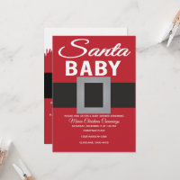 Santa Baby Weihnachtszeit Baby Shower