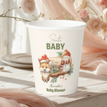 Santa Baby Woodland Winter Weihnachtsdusche