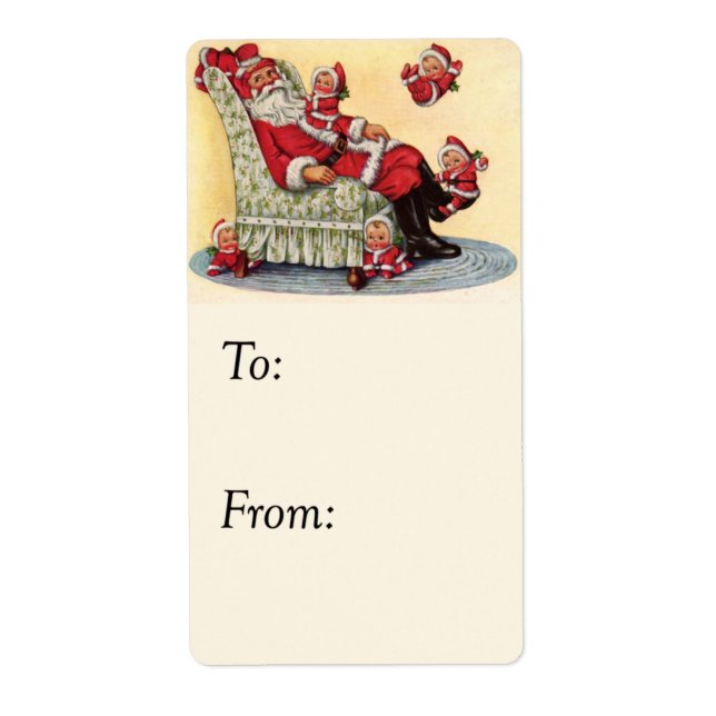 Santa Babys Vintager Geschenktag (Vorne)