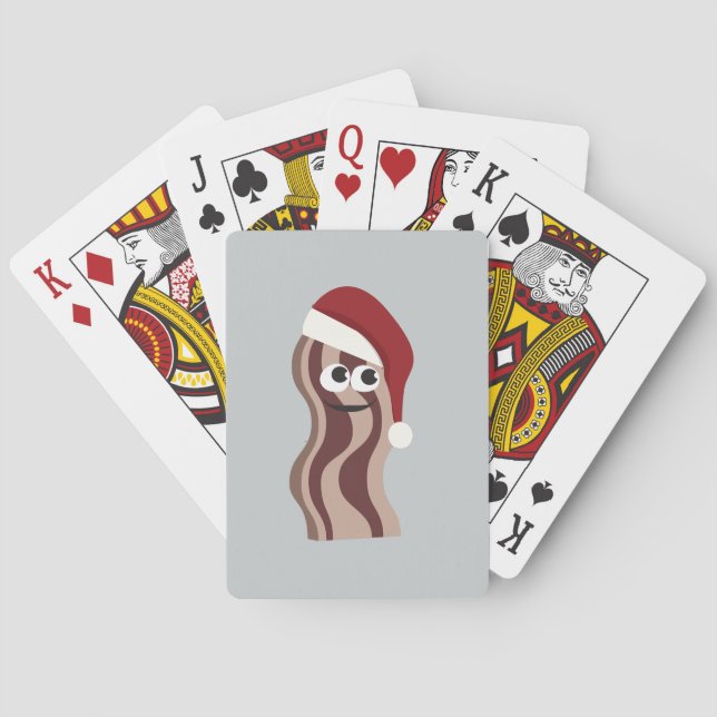 Santa Bacon Spielkarten (Rückseite)