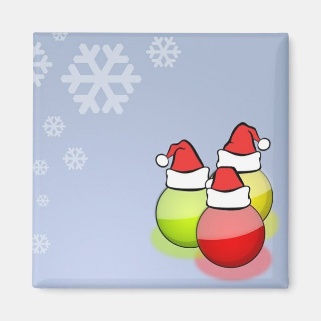 Santa Balls Magnet (Vorne)