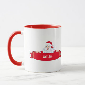Santa Banner Weihnachts-Kombitasse Tasse