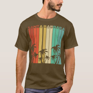 Santa Barbara Beach California Surf Vintag Cali I T-Shirt