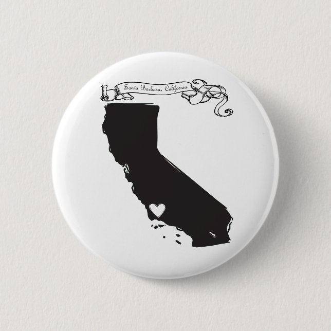 Santa Barbara Button (Vorderseite)
