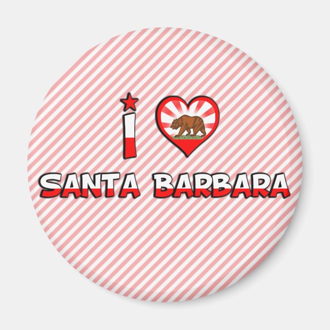 Santa Barbara, CA Magnet (Vorne)