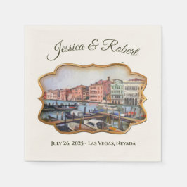 Santa Barbara, CA - Stearns Wharf Serviette