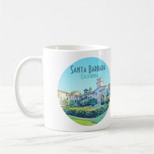 Santa Barbara California Courthouse Kaffeetasse