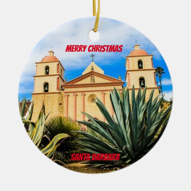 Santa Barbara California Landschaftlich Ornament (Vorne)