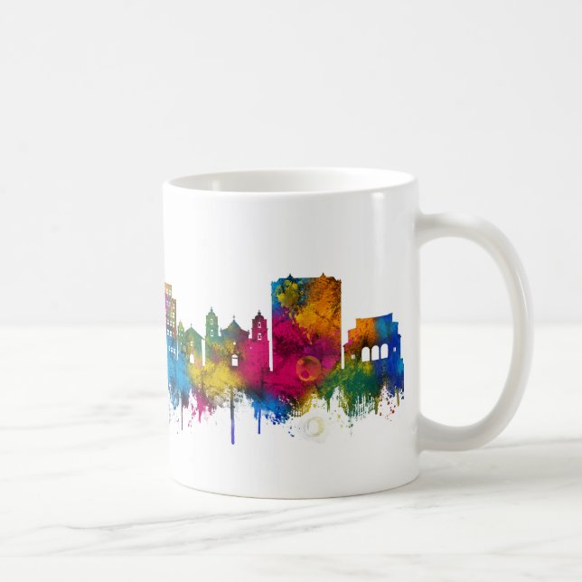 Santa Barbara California Skyline Kaffeetasse (Rechts)