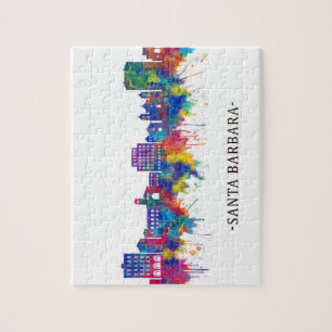 Santa Barbara California Skyline Puzzle