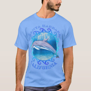 Santa Barbara California Urlaub Souvenir Dolphin T-Shirt