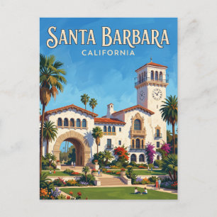 Santa Barbara Courthouse Kalifornien Postkarte