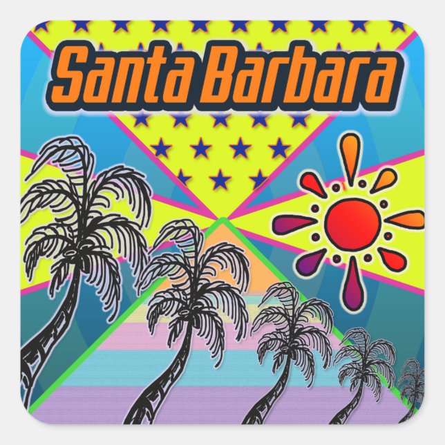 Santa Barbara Freedom Aufkleber (Vorderseite)